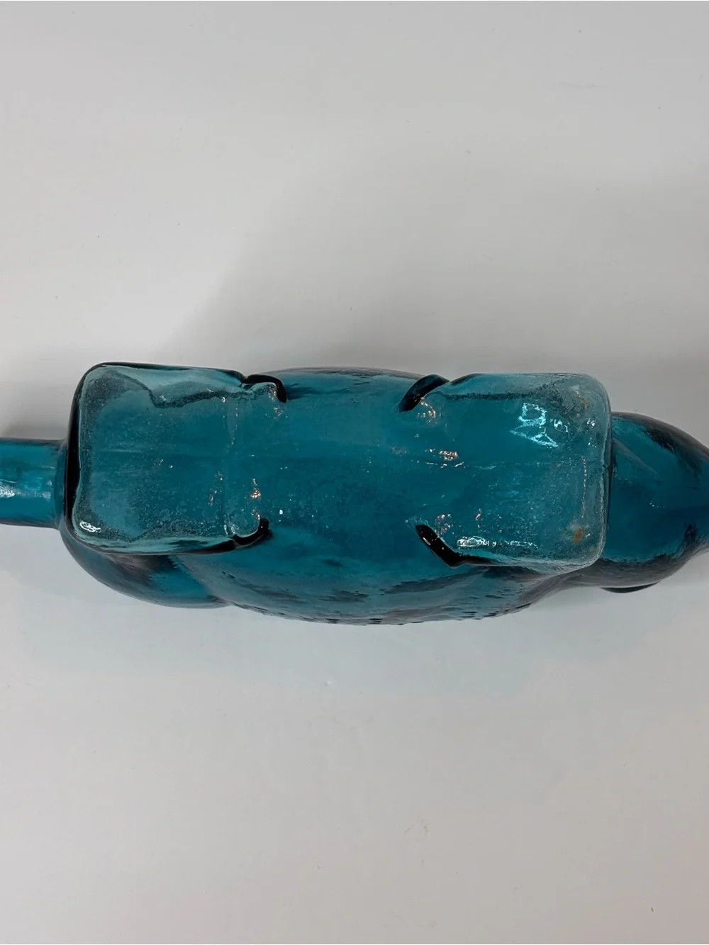 Vintage Suffolk Bitters Blue Pig Form Bottle - Picture 9 of 13